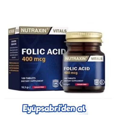 Nutraxin Folic Acid 400 Mcg 100 Tablet 2ADET