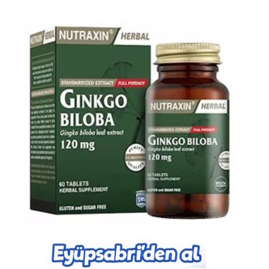 Nutraxin Ginkgo Biloba 60 Tablet 2ADET