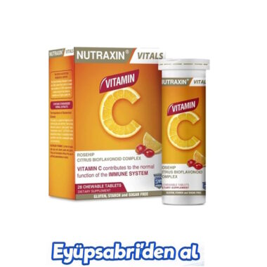 Nutraxin Vitals Vitamin-C 28 Çiğneme Tableti 2ADET