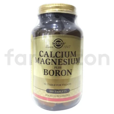 Solgar Calcium Magnesium Plus Boron 100 Tablet 2ADET