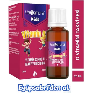 Venatura Kids Vitamin D3 400 Iu Sprey 20 Ml 2ADET