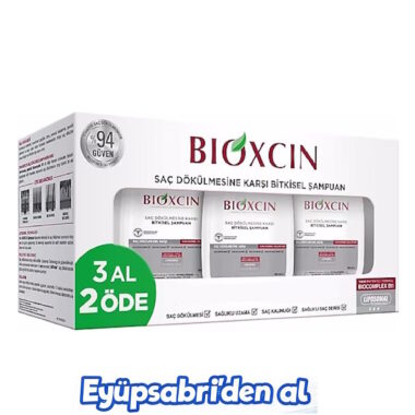 Bioxcin Klasik Bitkisel Kuru ve Normal Saçlar için 3x300 ml Saç Dökülmesine Karşı Şampuan