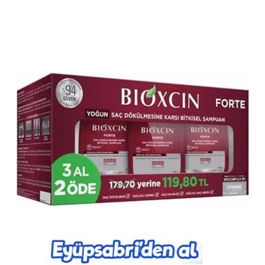Bioxcin Forte Yoğun Saç Dökülmesine Karşı Bitkisel Şampuan 300 ml - 3 Al 2 Öde