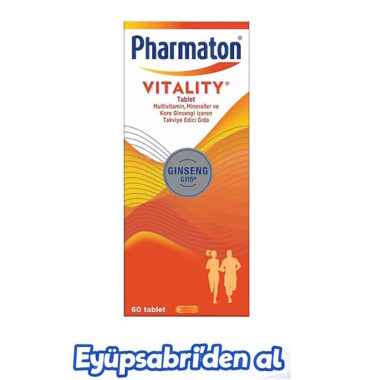 Pharmaton Vitality 60 Tablet 2ADET