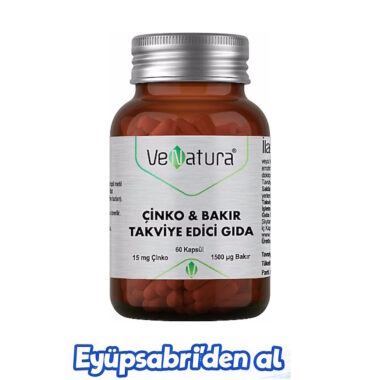 Venatura Çinko & Bakır 60 Kapsül 2ADET