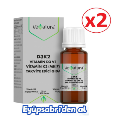 Venatura Vitamin D3 Damla 20 Ml 2ADET