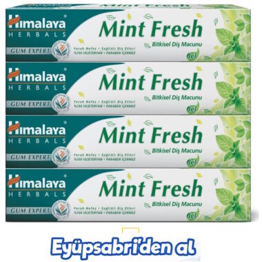 Himalaya Gum Expert Mint Fresh 75 ml 4 Adet Doğal İçerik Diş Macunu